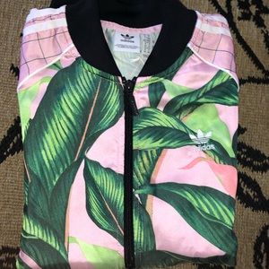 🌟NWT🌟 VINTAGE Adidas Floral Windbreaker